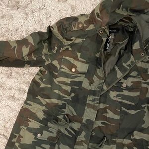 Camo oversized jacket